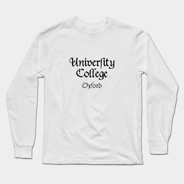 Oxford University College Medieval University Long Sleeve T-Shirt by RetroGeek